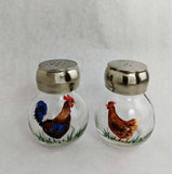 Rooster and Hen Farmhouse Salt & Pepper Shakers