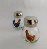 Rooster and Hen Farmhouse Salt & Pepper Shakers
